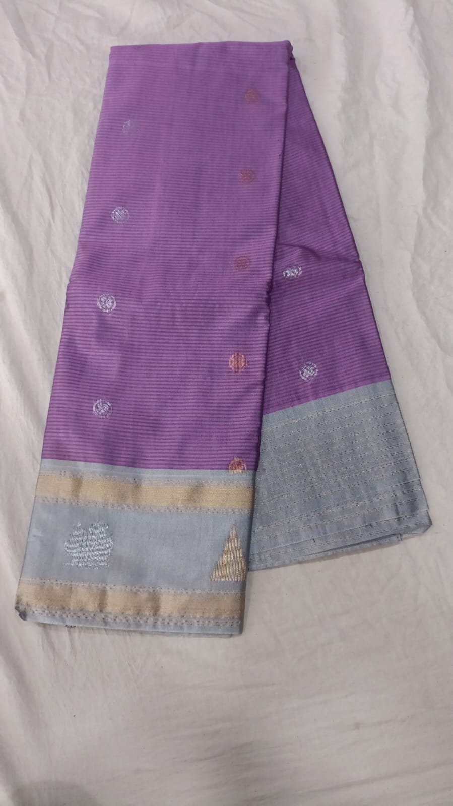 🌲Type: Gadwal Sico Cotton Boder Butta With Blouse Sarees.