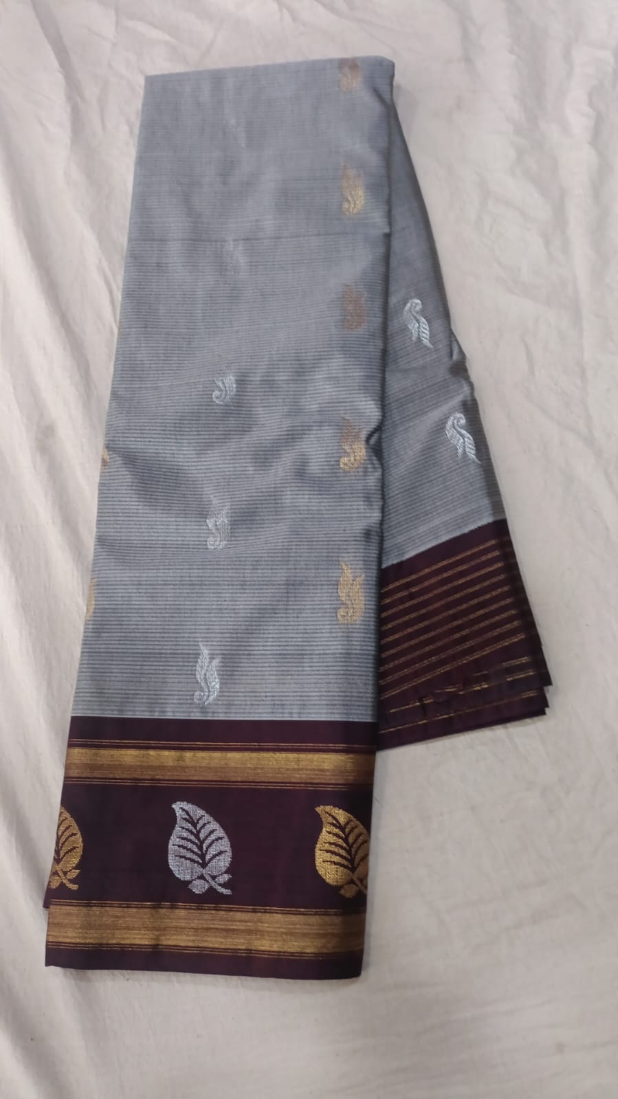 🌲Type: Gadwal Sico Cotton Boder Butta With Blouse Sarees.