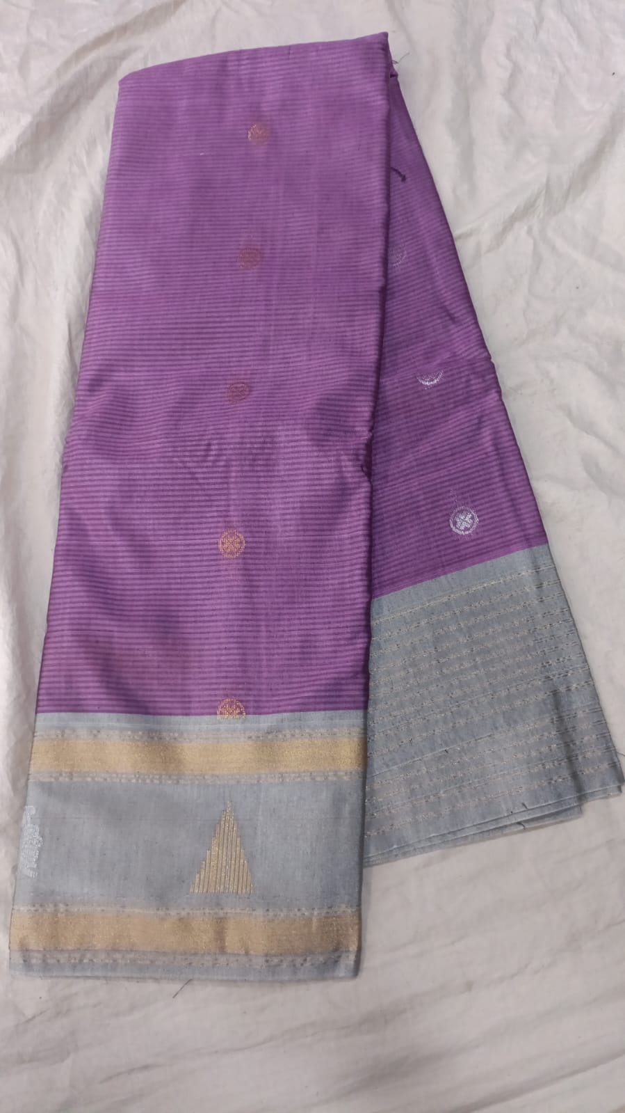 🌲Type: Gadwal Sico Cotton Boder Butta With Blouse Sarees.