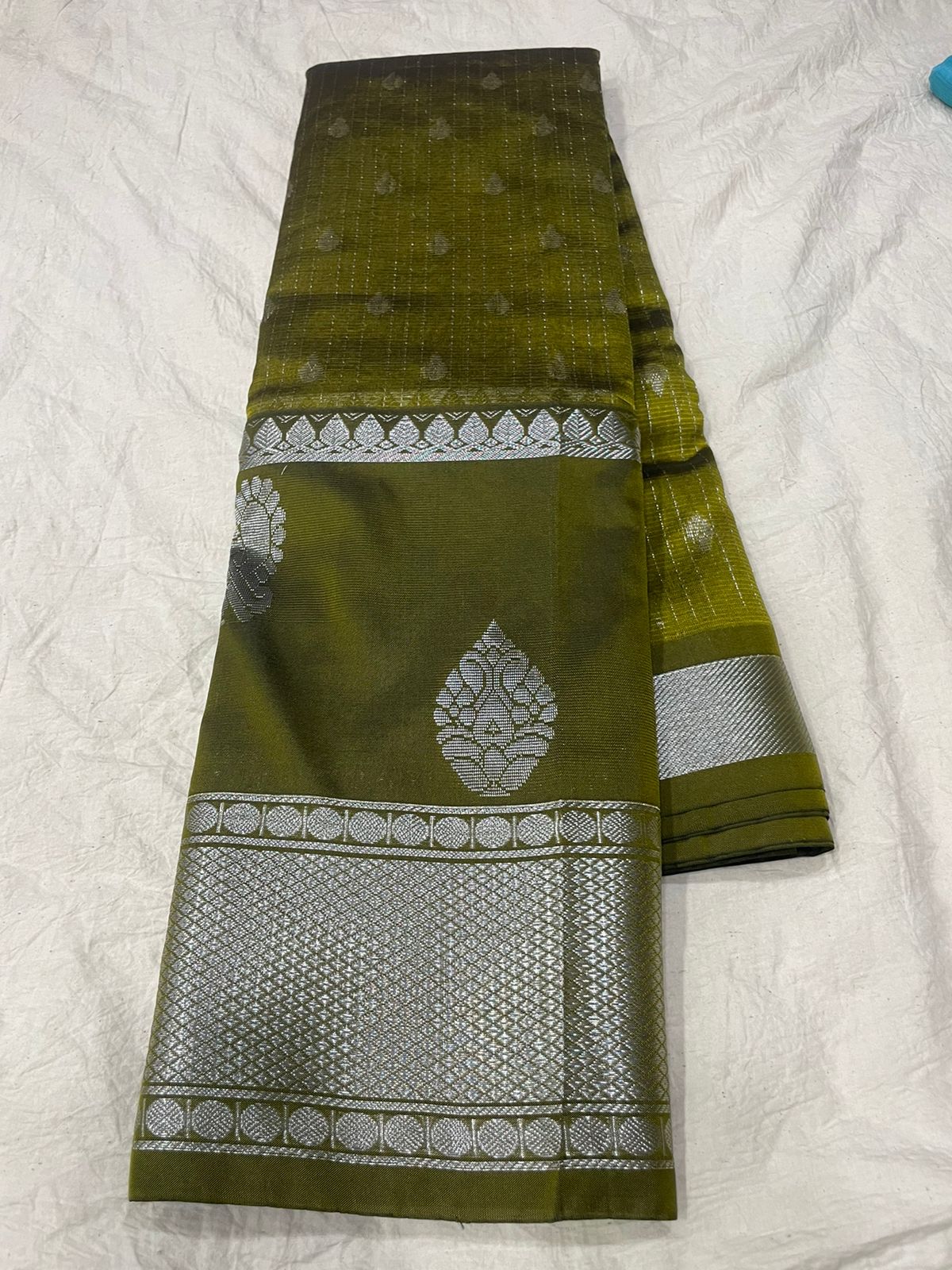 🍁Type: Mangalagiri Sico Pattu Butta With Blouse Sarees.