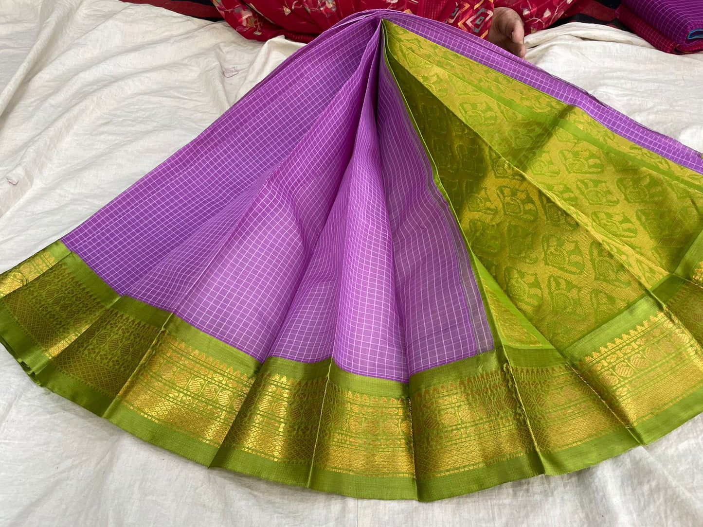 🍁Type: Gadwal Pure Cotton With Out Blouse Sarees.