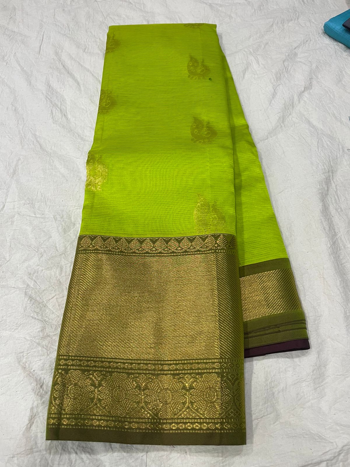 🍁Type: Mangalagiri Sico Pattu Butta With Blouse Sarees.