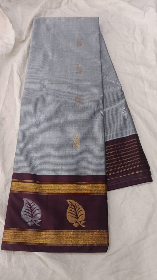 🌲Type: Gadwal Sico Cotton Boder Butta With Blouse Sarees.